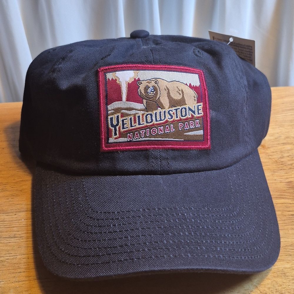 Yellowstone National Park Velcroback Hat - New
